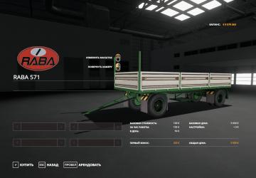 Raba 571 version 1.0.0.0 for Farming Simulator 2019 (v1.5.x)