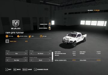 Ram Pre Runner version 1.0 for Farming Simulator 2019
