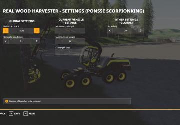 Real Wood Harvester version 1.0.0.0 for Farming Simulator 2019