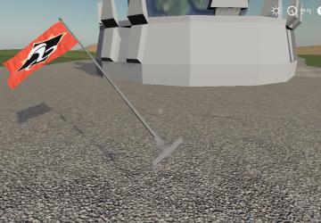 Red vs blue team flags version 1.0 for Farming Simulator 2019