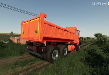 Renault C280 6x4 Benne COLAS version 1.5 for Farming Simulator 2019 (vFS19)