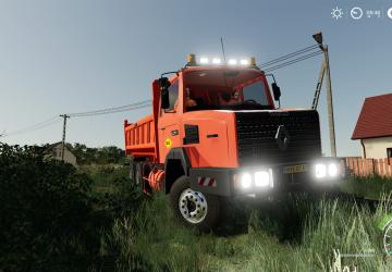 Renault C280 6x4 Benne COLAS version 1.5 for Farming Simulator 2019 (vFS19)