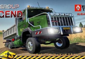 Renault C280 6x4 Benne KERAX version 1.5 for Farming Simulator 2019 (v1.5.1.0)