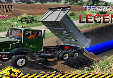 Renault C280 6x4 Benne KERAX version 1.5 for Farming Simulator 2019 (v1.5.1.0)