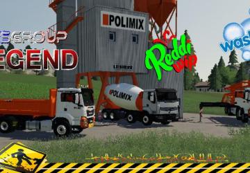 Renault Premium 520DXI Concrete Mixer version 1.5 for Farming Simulator 2019 (v1.5.1.0)