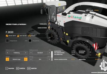 ROSTSELMASH F2650 version 1.0 for Farming Simulator 2019 (v1.3.0.1)