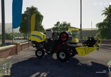 Rostselmash New Holland Cotton Round Baler v1.0 for Farming Simulator 2019 (v1.7.x)