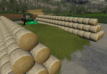 Round Bale Bunker Silo version 1.0 for Farming Simulator 2019 (v1.3.0.1)