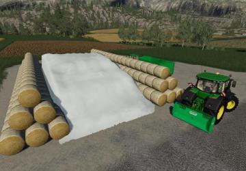 Round Bale Bunker Silo version 1.0 for Farming Simulator 2019 (v1.3.0.1)
