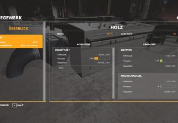 Sawmill version 1.2.2 for Farming Simulator 2019