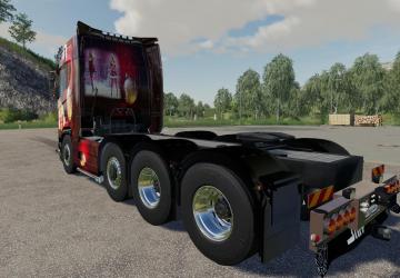 Scania NG Christmas LantmaneNFS version 1.1 for Farming Simulator 2019 (v1.5.х)