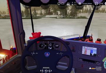 Scania NG Snowready version 2.0 for Farming Simulator 2019 (v1.5.х)