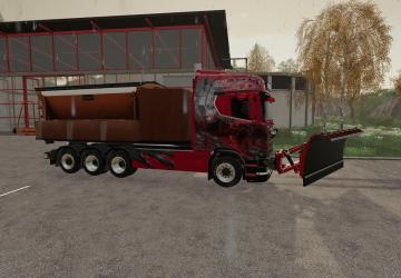 Scania NG Snowready version 2.0 for Farming Simulator 2019 (v1.5.х)