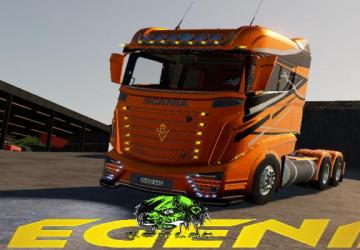 Scania R1000 Top Run version 2.0 for Farming Simulator 2019 (v1.5.1.0)
