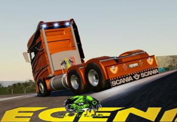 Scania R1000 Top Run version 2.0 for Farming Simulator 2019 (v1.5.1.0)