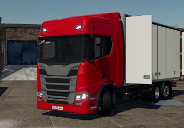Scania R Koffer Pack version 1.0.0.0 for Farming Simulator 2019 (v1.7.x)