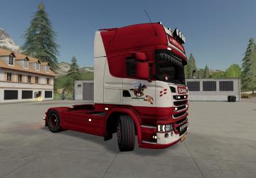 Scania R-Series Topline 4x2 Aron Gielink version 1.0.0.0 for Farming Simulator 2019 (v1.4.x)