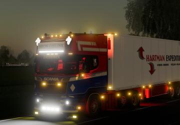 Scania R-Series Topline 6x2 Aron Gielink version 1.0.0.1 for Farming Simulator 2019 (v1.4.x)
