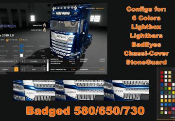 Scania S580 V8 Scratchy Edition version 2.2 for Farming Simulator 2019 (v1.5.x)