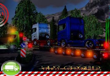 SCANIA SUPER 580 tuning version 2.0.3.7 for Farming Simulator 2019 (v1.5.1.0)