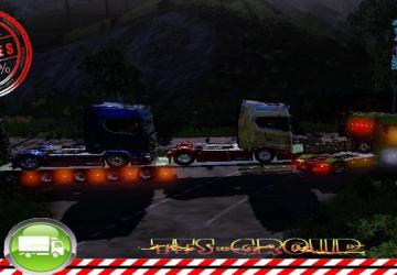 SCANIA SUPER 580 tuning version 2.0.3.7 for Farming Simulator 2019 (v1.5.1.0)
