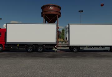 Schmitz A.KO Kofferanhänger version 1.0 for Farming Simulator 2019 (v1.7.x)