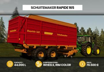 Schuitemaker Rapide Pack version 1.0.0.0 for Farming Simulator 2019 (v1.7.x)