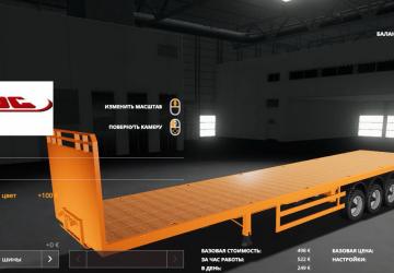 SDC Flatbed Trailer with Autoloads version 1.0 for Farming Simulator 2019 (v1.3.х)