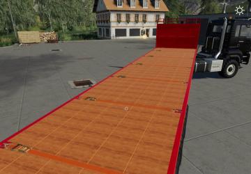 SDC Flatbed Trailer with Autoloads version 1.0 for Farming Simulator 2019 (v1.3.х)