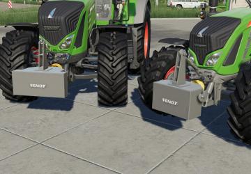 Selfmade Fendt Weights Pack version 1.0.0.0 for Farming Simulator 2019