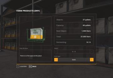 Shelf Storage version 1.0.3.0 for Farming Simulator 2019 (v1.6.0.0)