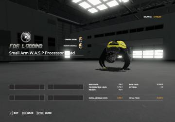 Small Arm W.A.S.P Processor Head version 1.0.0.0 for Farming Simulator 2019