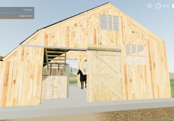 Small Horse Barn and Paddock version 1.0 for Farming Simulator 2019 (v1.5.1.0)