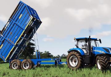 Smyth Super Cube Bulk Trailer version 1.0.0.0 for Farming Simulator 2019 (v1.5.1.0)