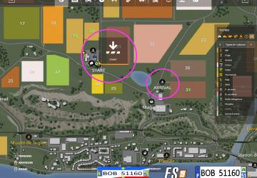 Starting Point For Course Play version 1.0 for Farming Simulator 2019 (v1.5.1.0)