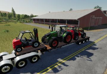 Step Deck Trailer IBM LPM85 version 1.0.0.0 for Farming Simulator 2019 (v1.6.x)