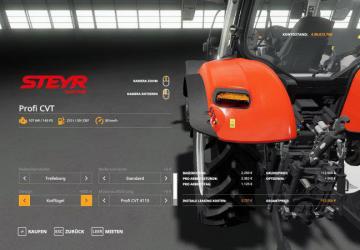 Steyr Profi CVT version 1.4.0.0 for Farming Simulator 2019 (v1.3.х)