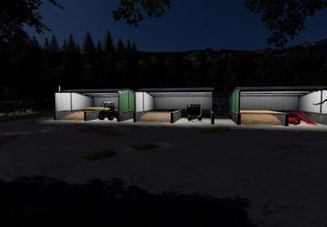 Storage Silo Set version 1.0.0.0 for Farming Simulator 2019 (v1.5.х)