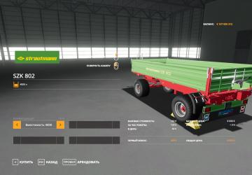 Strautmann SZK 802 version 1.1 for Farming Simulator 2019 (v1.5.1.0)