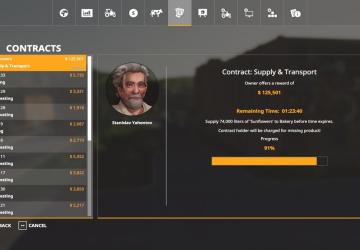Supply & Transport Contracts version 1.0.0.0 for Farming Simulator 2019