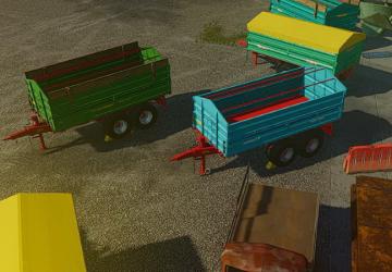 Tandem Tipper SET 14T version 1.0.0.0 for Farming Simulator 2019 (v1.3.х)