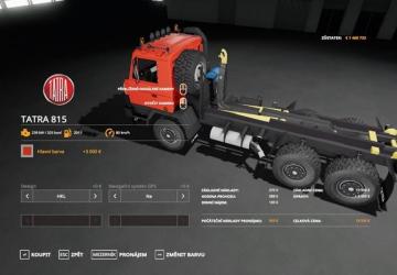 Tatra 815 HKL and Modules version 1.2 for Farming Simulator 2019 (v1.5.1.0)
