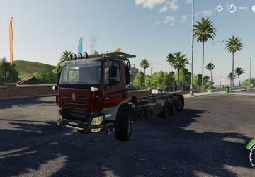 Tatra 8x6 EURO6 + ZDT Mega 25 Modules version 1.0 for Farming Simulator 2019 (v1.7.x)