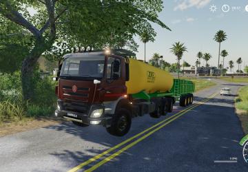 Tatra 8x6 EURO6 + ZDT Mega 25 Modules version 1.0 for Farming Simulator 2019 (v1.7.x)