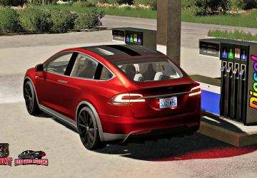 Tesla Model X Diesel version 1.0.0.0 for Farming Simulator 2019 (v1.7.x)