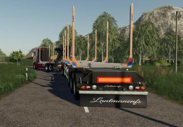 Timber 12 m semi Roadtrain version 1.5 for Farming Simulator 2019 (v1.5.1.0)