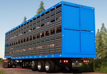 TLX 48Ft Livestock Trailer version 1.0.0.0 for Farming Simulator 2019 (v1.7.x)