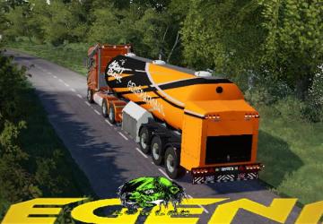 Top Run Milk Collection Trailer version 2.0 for Farming Simulator 2019 (v1.5.1.0)