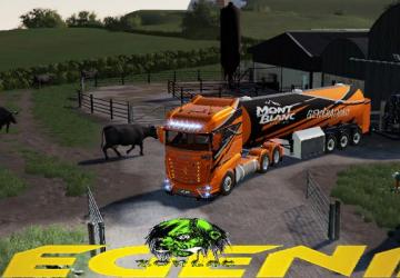 Top Run Milk Collection Trailer version 2.0 for Farming Simulator 2019 (v1.5.1.0)