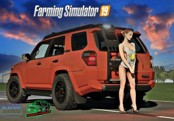 Toyota 4Runner 2018 TRD PRO 4X4 version 1.0.0.0 for Farming Simulator 2019 (v1.5x)